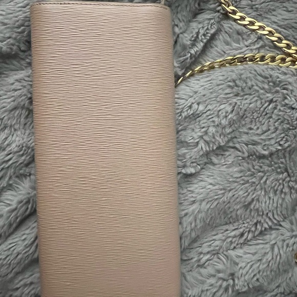 Prada Beige Leather Chain Shoulder Bag - Picture 8 of 11